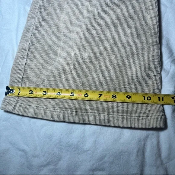 POL Corduroy Flare Pants Women’s Size Large Tan Bleach Wash Anthropologie - Picture 11 of 12